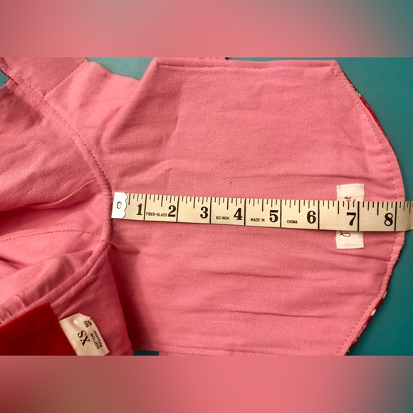 New XS cute polka dots cherry red strawberries dog cat pet rain coat jacket - Picture 7 of 7